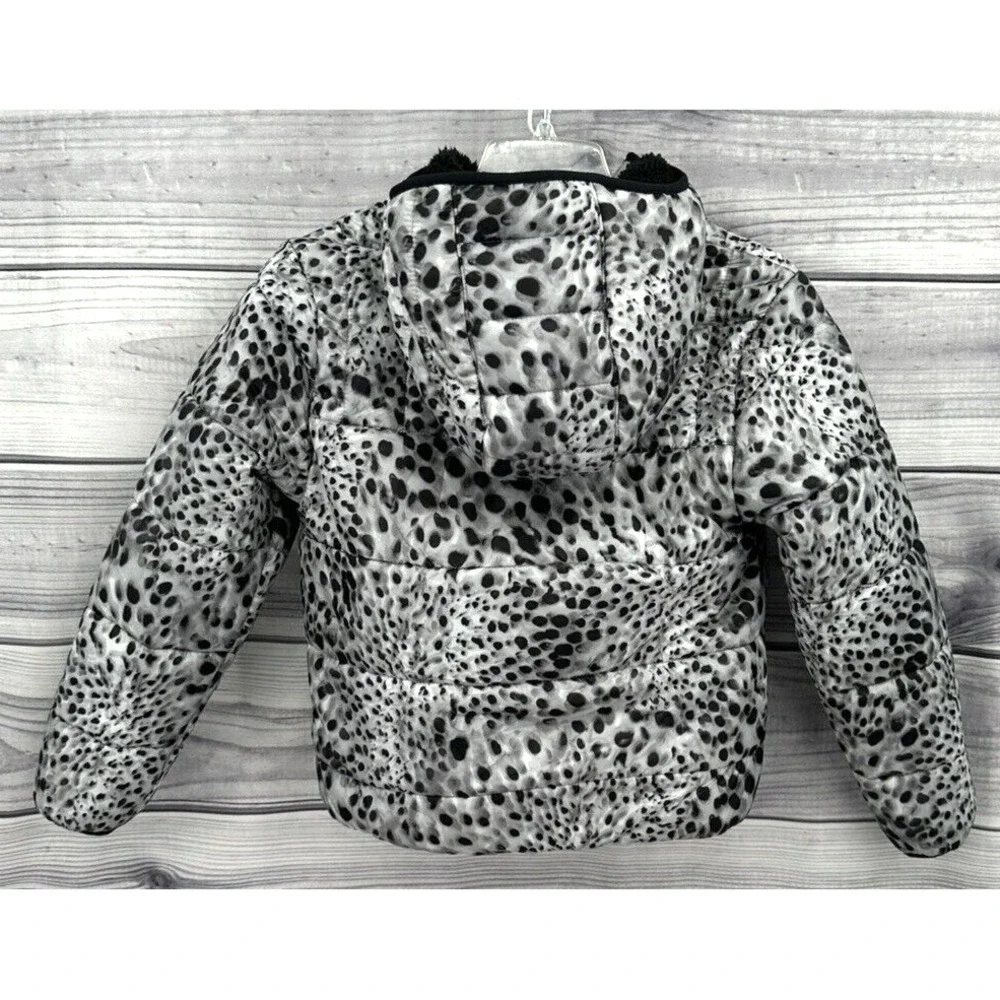 DSG DICKS SPORTING GOODS INSULATED WINTER COAT Girl Size XXS 4-5 WATERCOLOR DOTS